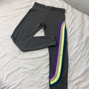 New! Justice leggings with stripe